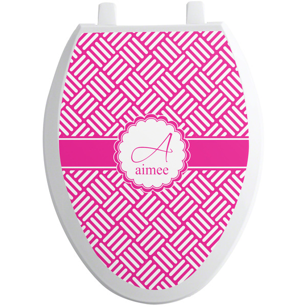 Hashtag Toilet Seat Decal (Personalized)