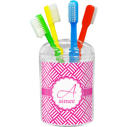 Square Weave Toothbrush Holder (Personalized)