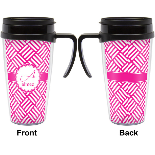 Hashtag Travel Mug with Black Handle - Approval