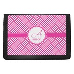 Square Weave Trifold Wallet (Personalized)