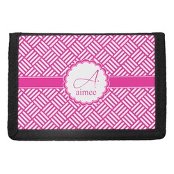 Square Weave Trifold Wallet (Personalized)