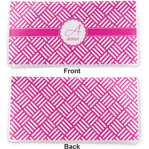 Hashtag Vinyl Check Book Cover - Front and Back