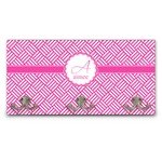 Square Weave Wall Mounted Coat Rack (Personalized)