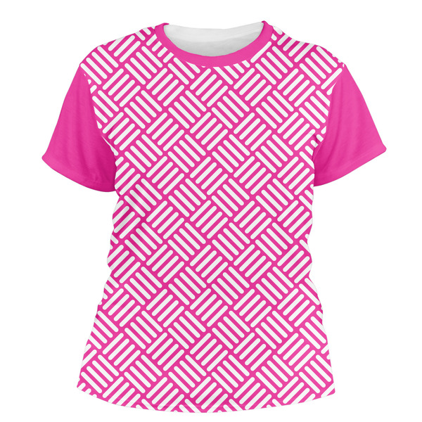 Custom Square Weave Women's Crew T-Shirt
