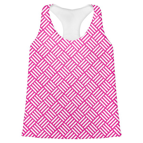 Custom Square Weave Womens Racerback Tank Top - 2X Large
