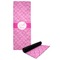 Hashtag Yoga Mat with Black Rubber Back Full Print View