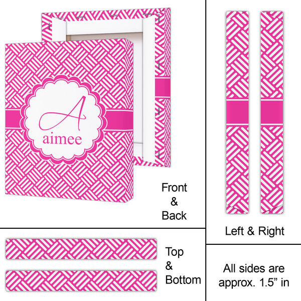 Square Weave 11x14 - Canvas Print - Approval