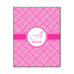Square Weave Wood Print - 11x14 (Personalized)