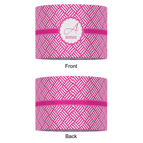 Square Weave 12" Drum Lampshade - APPROVAL (Fabric)