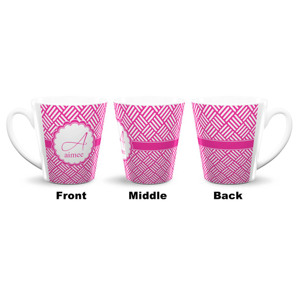 Square Weave 12 Oz Latte Mug - Approval