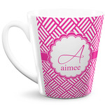 Square Weave 12 Oz Latte Mug (Personalized)