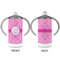 Square Weave 12 oz Stainless Steel Sippy Cups - APPROVAL