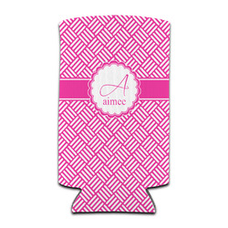 Square Weave Can Cooler (tall 12 oz) (Personalized)
