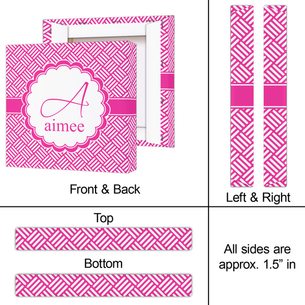 Square Weave 12x12 - Canvas Print - Approval