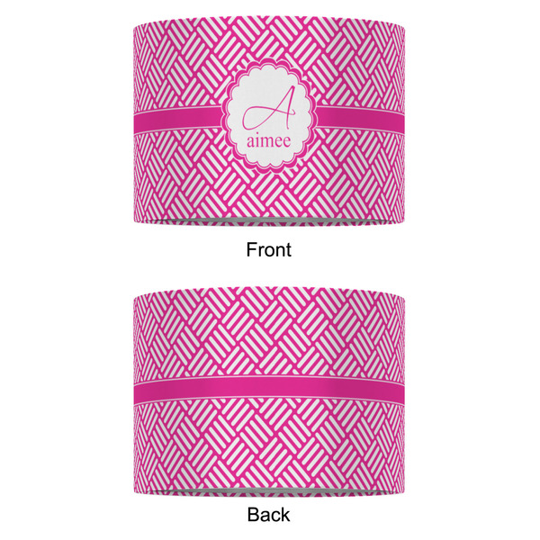 Square Weave 16" Drum Lampshade - APPROVAL (Fabric)