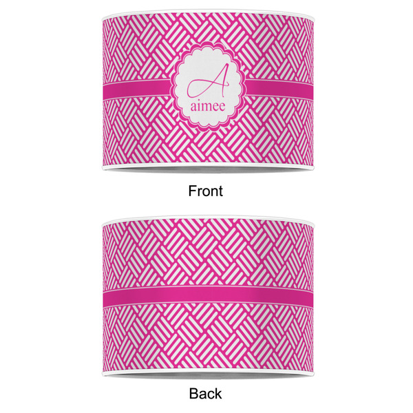 Square Weave 16" Drum Lampshade - APPROVAL (Poly Film)