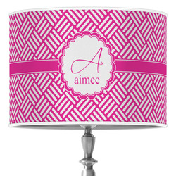 Square Weave Drum Lamp Shade (Personalized)