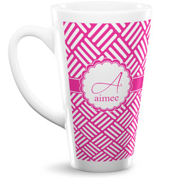 Square Weave Latte Mug (Personalized)