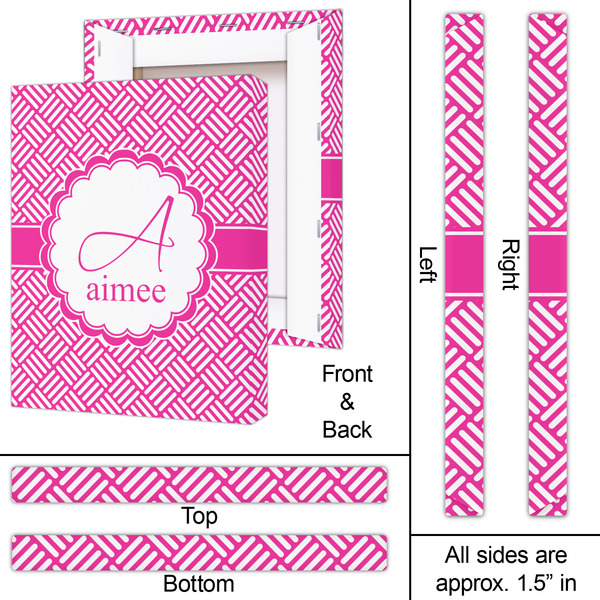 Square Weave 16x20 - Canvas Print - Approval