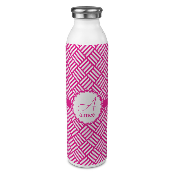 Custom Square Weave 20oz Stainless Steel Water Bottle - Full Print (Personalized)