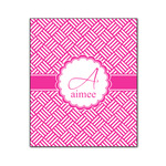 Square Weave Wood Print - 20x24 (Personalized)