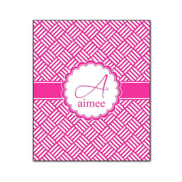 Square Weave 20x24 Wood Print - Front View