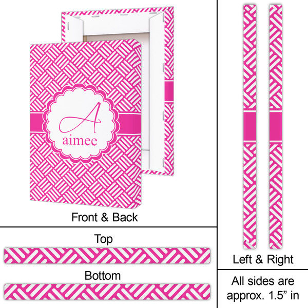 Square Weave 20x30 - Canvas Print - Approval