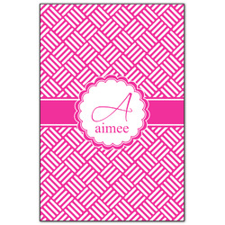 Square Weave Wood Print - 20x30 (Personalized)