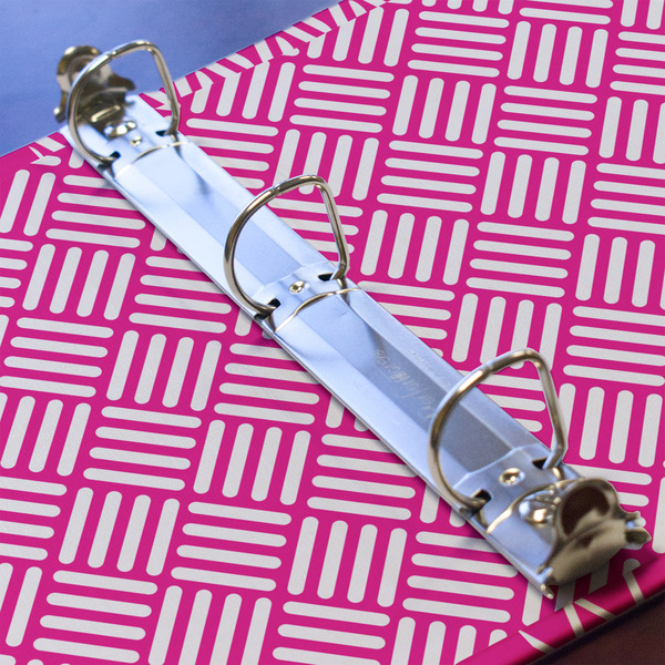 Square Weave 3 Ring Binders - Full Wrap - 1" - DETAIL