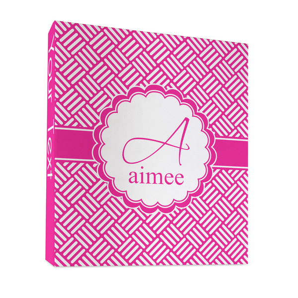 Square Weave 3 Ring Binders - Full Wrap - 1" - FRONT