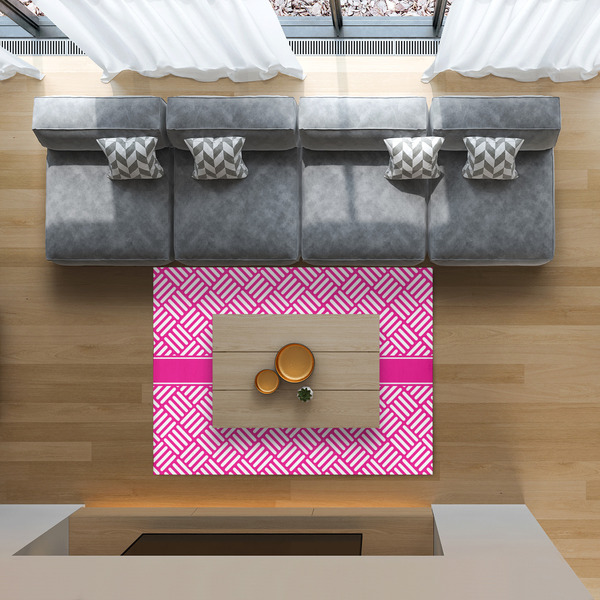 Square Weave 5'x7' Indoor Area Rugs - IN CONTEXT