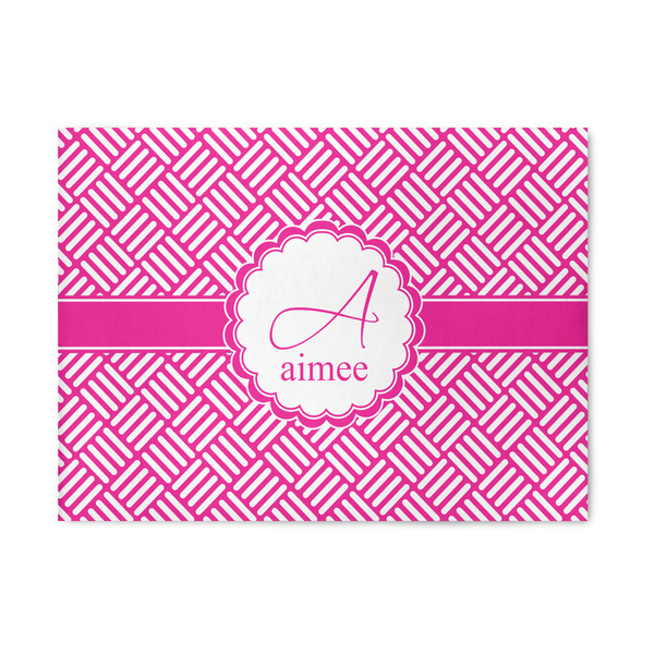 Custom Square Weave Area Rug (Personalized)