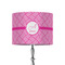 Square Weave 8" Drum Lamp Shade - Fabric (Personalized)