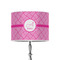 Square Weave 8" Drum Lamp Shade - Poly-film (Personalized)