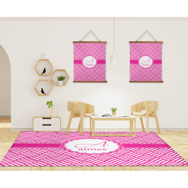 Square Weave 8'x10' Indoor Area Rugs - IN CONTEXT