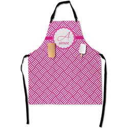 Square Weave Apron With Pockets w/ Name and Initial