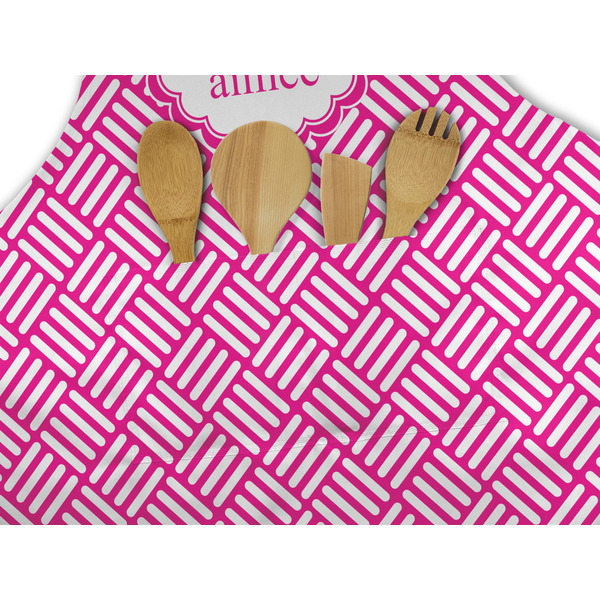 Square Weave Apron - Pocket Detail with Props