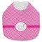 Square Weave Jersey Knit Baby Bib w/ Name and Initial