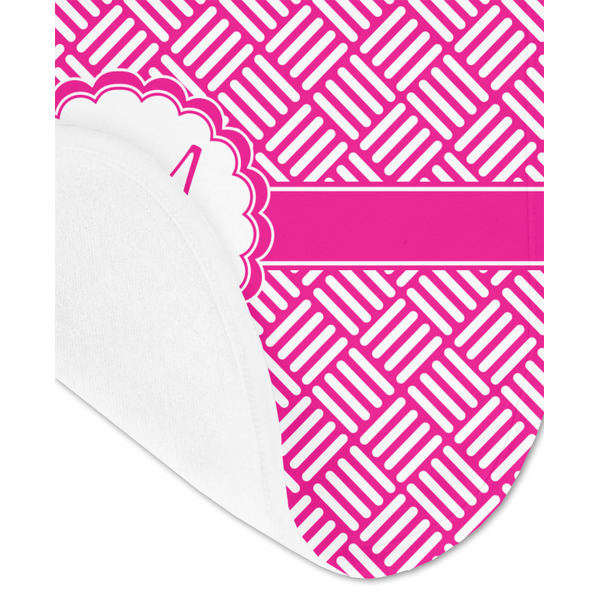 Square Weave Baby Bib - AFT detail