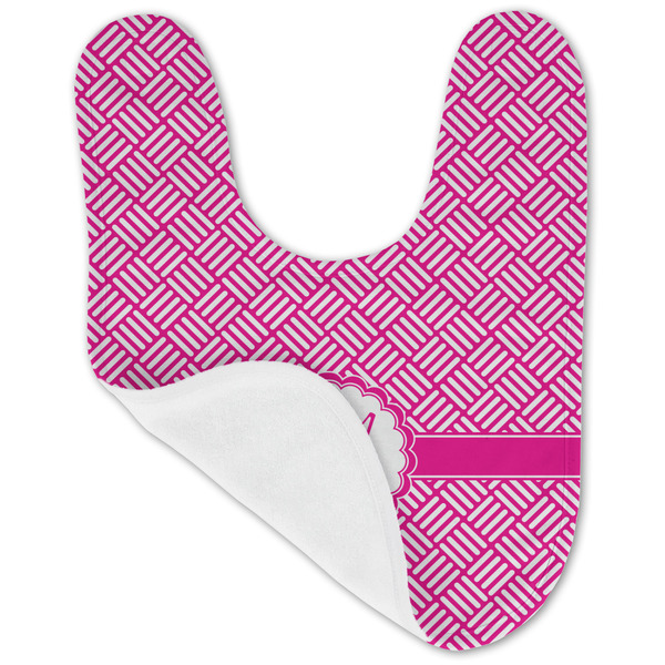 Square Weave Baby Bib - AFT folded