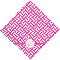 Square Weave Dog Bandana Scarf w/ Name and Initial