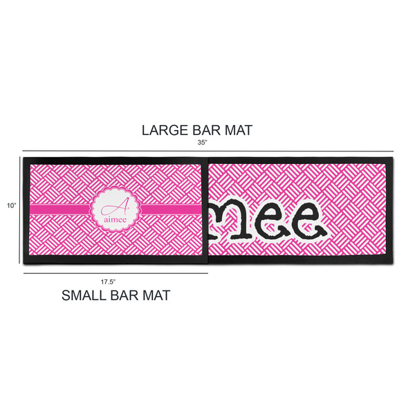 Square Weave Bar Mats - Sizing Chart
