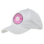 Square Weave Baseball Cap - White (Personalized)