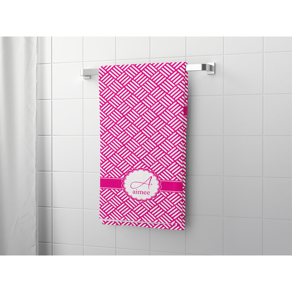 Square Weave Bath Towel - LIFESTYLE