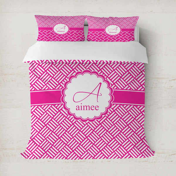 Custom Square Weave Duvet Cover (Personalized)