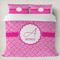 Square Weave Duvet Cover Set - King (Personalized)
