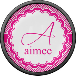 Square Weave Cabinet Knob (Black) (Personalized)