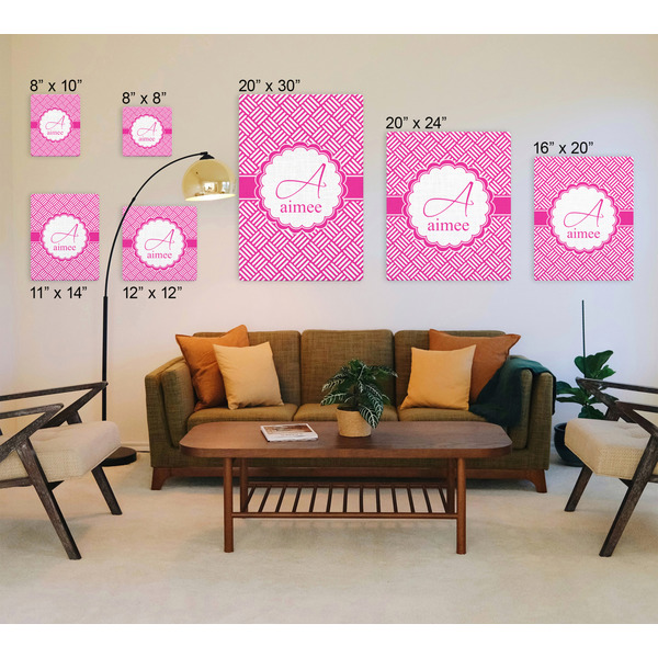 Square Weave Canvas Prints - Multiple Sizes