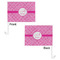 Square Weave Car Flag - 11" x 8" - Front & Back View