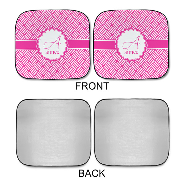 Square Weave Car Sun Shades - APPROVAL